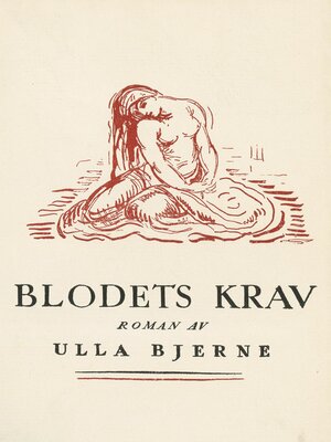 cover image of Blodets krav